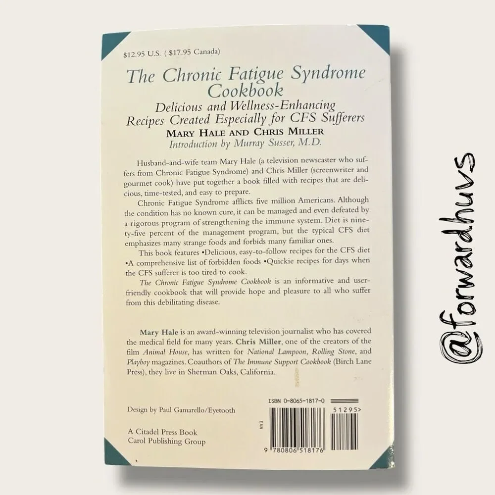 The Chronic Fatigue Syndrome Cookbook – Paperback Edition